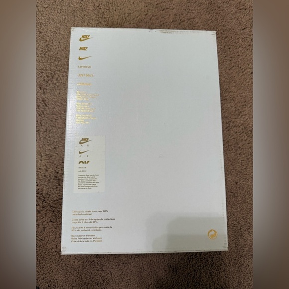 Nike Women's Air Jordan 1 Mid Pure Platinum/Sky J Mauve-Sail (BQ6472) size 6.5 - Picture 9 of 10